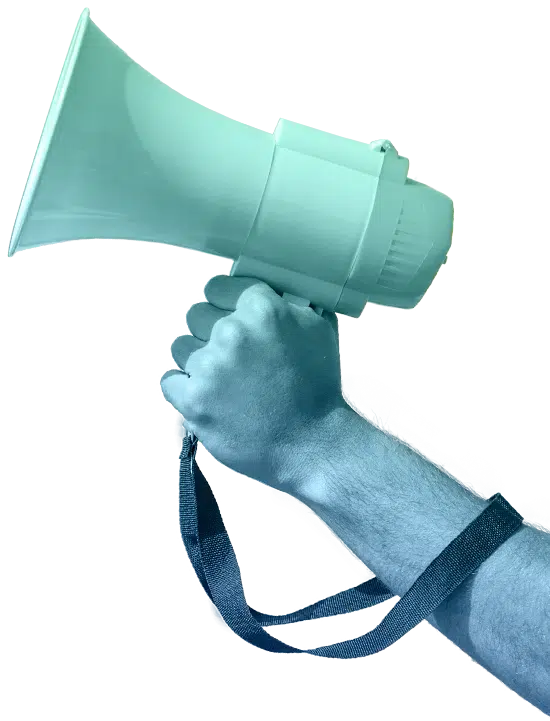 Icon: Megaphon nach links